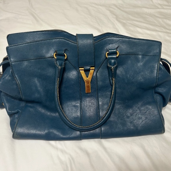 YSL Monogram Cabas leather tote - Picture 1 of 4